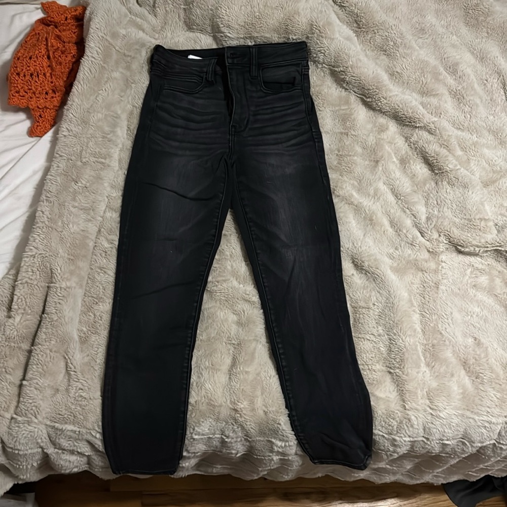 Black American eagle jeans
